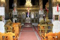 Interior of Christian orthodox church in Athens, Greece Royalty Free Stock Photo