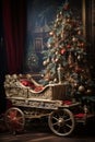 cozy interior Christmas design Royalty Free Stock Photo