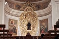 Interior of church