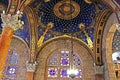 The interior of The Church of All Nations Basilica of the Agony in Jerusalem Royalty Free Stock Photo