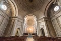 Interior of the church in ancient monastary of Santo Domingo de Silos, Burgos, Spain.