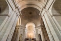 Interior of the church in ancient monastary of Santo Domingo de Silos, Burgos, Spain.