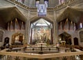 The interior of the Church of the Annunciation in Nazareth