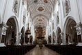 Interior of the Church of the ascension of Mary. Landsberg Am Lech, Bavaria,