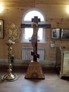 Interior of the Church of the don icon Of the mother Royalty Free Stock Photo