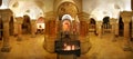 Interior of Church of Dormition in Jerusalem.