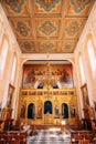 Interior of Church of the Holy Annunciation in the old town of Dubrovnik, Croatia.