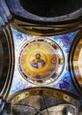 Interior of the Church of the Holy Sepulcher Royalty Free Stock Photo