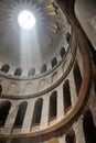 Interior of the Church of the Holy Sepulchre Royalty Free Stock Photo