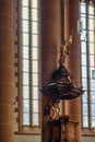 Interior of the Church of the Holy Spirit in Heidelberg. It was first mentioned in 1239