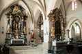 The interior of the church in Ivancice Royalty Free Stock Photo