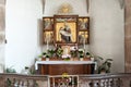 The interior of the church in Ivancice