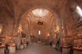 The interior of the Church of Kish, Azerbaijan Royalty Free Stock Photo