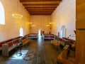 Interior of the Church of Mary at Granavolden in Hadeland, Norway