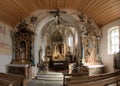 Catholic church of St. Remigius in Falera, Switzerland