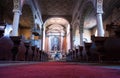 Interior of the church of the Nativity of the Blessed Virgin Mar Royalty Free Stock Photo