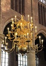 Interior of church Nieuwe Kerk in Delft, Netherlands Royalty Free Stock Photo