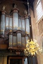 Interior of church Nieuwe Kerk in Delft, Netherlands Royalty Free Stock Photo