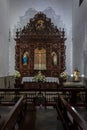 The interior of church Nuestra Senora de la Pena de Francia Royalty Free Stock Photo