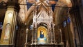 Interior of the Church of Orsanmichele, with the Andrea Orcagna`s bejeweled Gothic Taberna