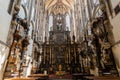 Interior of the Church of Our Lady of the Snows in Prague Royalty Free Stock Photo
