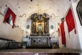 The interior of the church of Our Leady of Remedy in the old tow Royalty Free Stock Photo