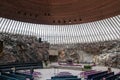 The Interior Of The Church In The Rock (temppeliaukio) In Helsinki