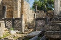 Interior of church, ruins of workshop of Pheidias