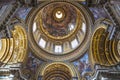 The interior of the church of Saint Agnese in Agone. Piazza Navona, Rome