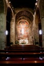 Interior church of Santa Maria de Taull, Catalonia, Spain