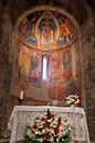 Interior church of Santa Maria de Taull, Catalonia, Spain