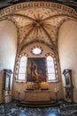 Interior of the church of Santa Maria delle Grazie, Milan, Italy Royalty Free Stock Photo