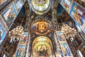 Interior of the Church of the Savior on blood in St. Petersburg