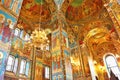 Interior of the Church Savior on Spilled Blood Royalty Free Stock Photo