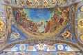 Interior of the Church of the Savior on Spilled Blood Royalty Free Stock Photo