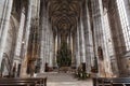 The interior of the Church of St. George in Dinkelsbuhl, Bavaria