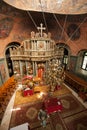 Interior of the Church of St. Mina in Bucharest