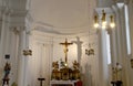 Interior of the church of St. Nicholas in Old Town Square , Prague, Czech Republic Royalty Free Stock Photo