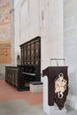 Interior of the Church of St.Peter and Paul on the Monastic Island of Reichenau Island. Royalty Free Stock Photo