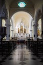 Interior of the church of Teguise in Lanzarote Royalty Free Stock Photo