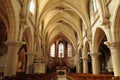 The interior of the church of Vigny in Val d Oise Royalty Free Stock Photo