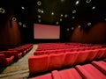 Interior of cinema Royalty Free Stock Photo