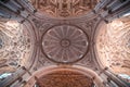 Interior Circular Ceiling of the Mosque Cathedral Mezquita Catedral of Cordoba, Andalusia