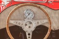 Interior of a classic kit car convertible Royalty Free Stock Photo