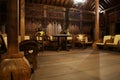 Interior of classic living room Javanese house