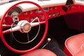 Interior of the classic retro vehicle antique car Royalty Free Stock Photo