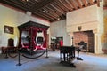 Interior of Clos Luce mansion in Amboise. Leonardo da Vinci lived here for the last three years of his life and died there on 2 Royalty Free Stock Photo