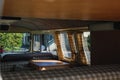 Interior closeup of a volkswagen bus classic car Royalty Free Stock Photo