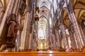 Interior of Cologne Cathedral, Germany Royalty Free Stock Photo