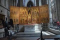 Interior of Cologne Cathedral, Germany Royalty Free Stock Photo